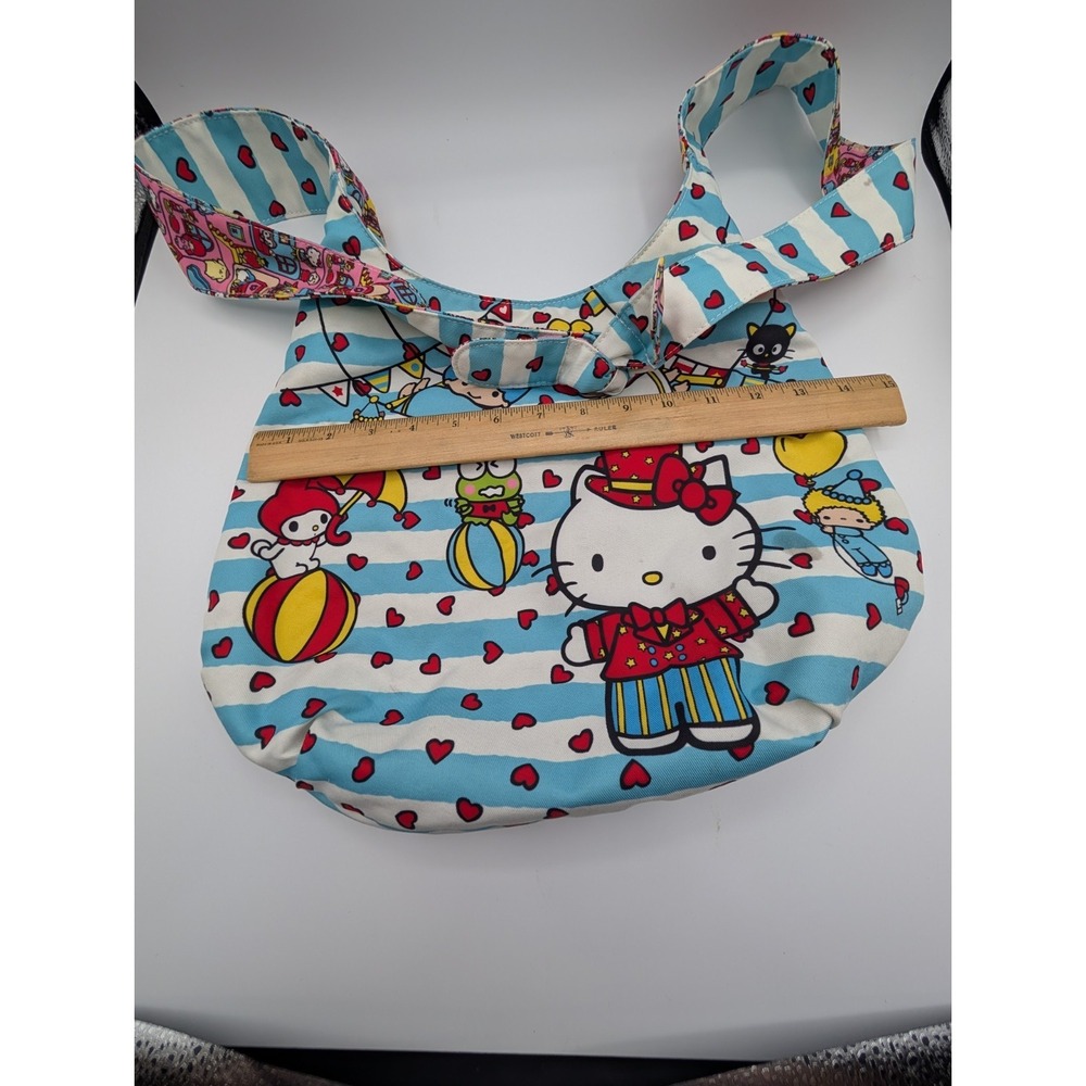 Loungefly Hello Kitty Sanrio 50th Anniversary Circus Tote Shoulder Bag 2010 - Picture 11 of 12